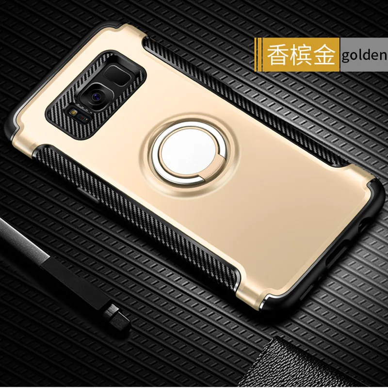 Роскошный бронированный металлический магнитный чехол для samsung Galaxy S7, чехол для samsung S7 Edge s, чехол, защитный чехол с держателем для телефона