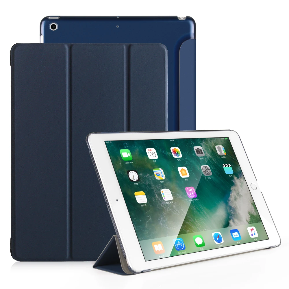 Для iPad 9,7 чехол, GOLP ультра тонкий из искусственной кожи Стенд смарт-чехол для iPad 5 6 Air 1 2 5th 6th поколения