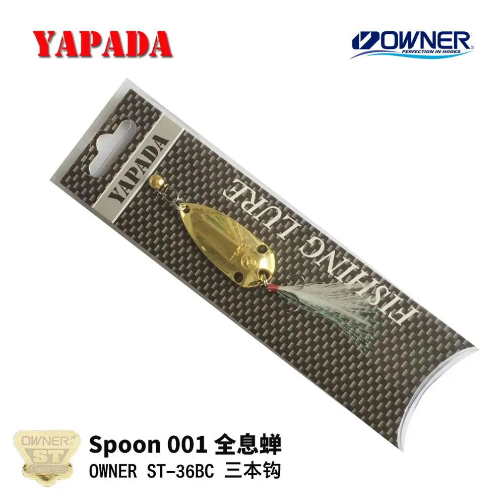 Yapada ложка 001 голографическая цикада 10 г- 25 г многоцветный металл ложка многоцветный рыболовные приманки