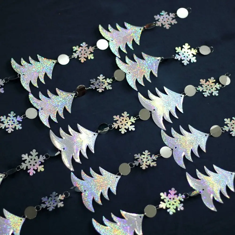Christmas Decoration Home Curtain Big Snowflakes Sequins Glitter Tree Ornaments DIY Accessory Gift Hot | Дом и сад