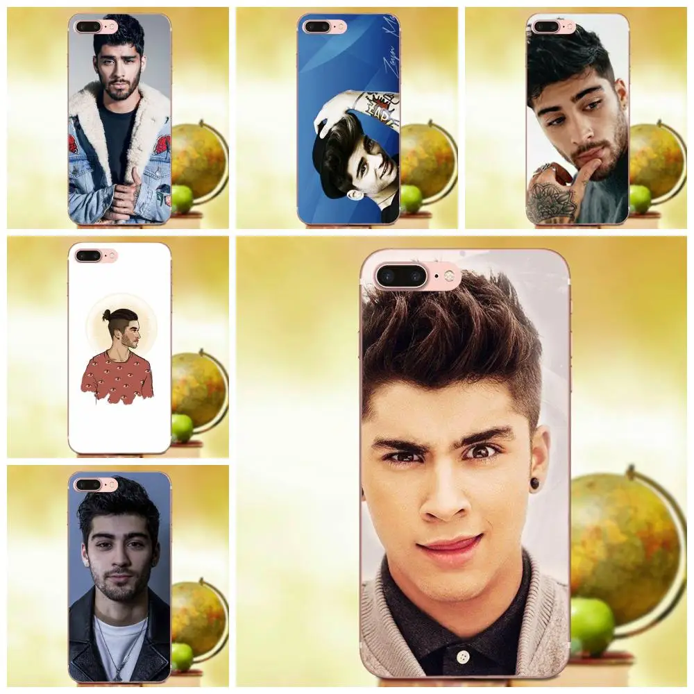 Для Apple iPhone X XS Max XR 4 4S 5 5C 5S SE 6 6S 7 8 Plus Diy Окрашенные красивый парень Зайн Малик |