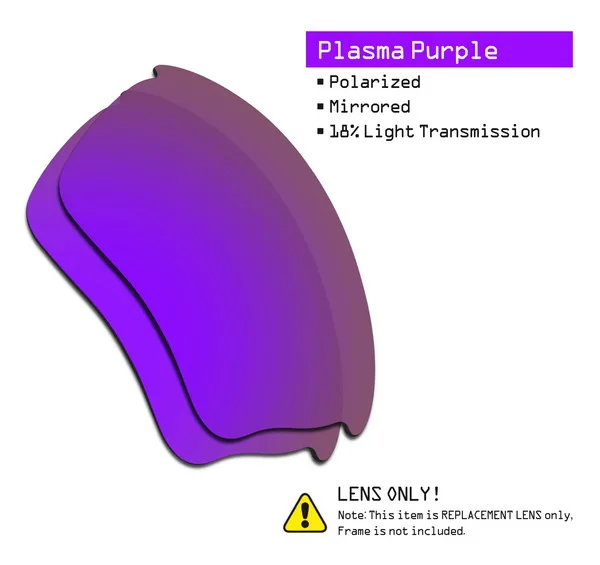 Plasma Purple SmartVLT поляризованные Сменные линзы для солнцезащитных очков Oakley Half Jacket XLJ-несколько вариантов - Цвет линз: Plasma Purple