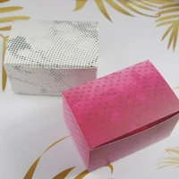pink white dot design 10pcs 15109 cm paper box candy cookie jar candle wedding party christmas diy gift packaging