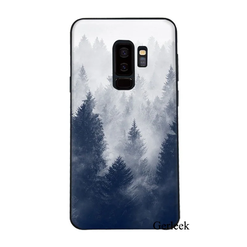 Чехол для телефона Mountain Forest Clouds Classic High-end Samsung Galaxy A3 S6 S7 Edge S8 S9 Plus 2016 2017 | Мобильные