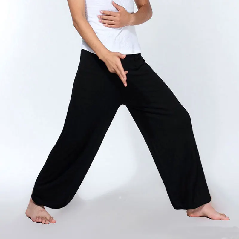 Штаны Tai Chi мужские брюки pejo из модала и хлопка кунг фу штаны для йоги в боевых