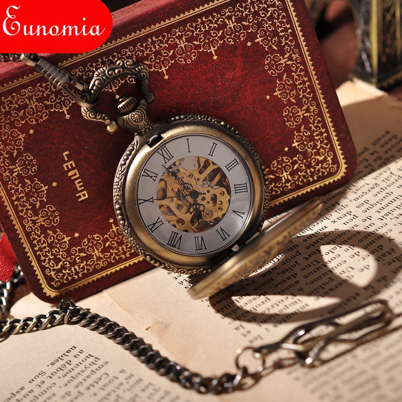 Мужские Винтажные наручные часы с подвеской в виде Эйфелевой башни | Наручные