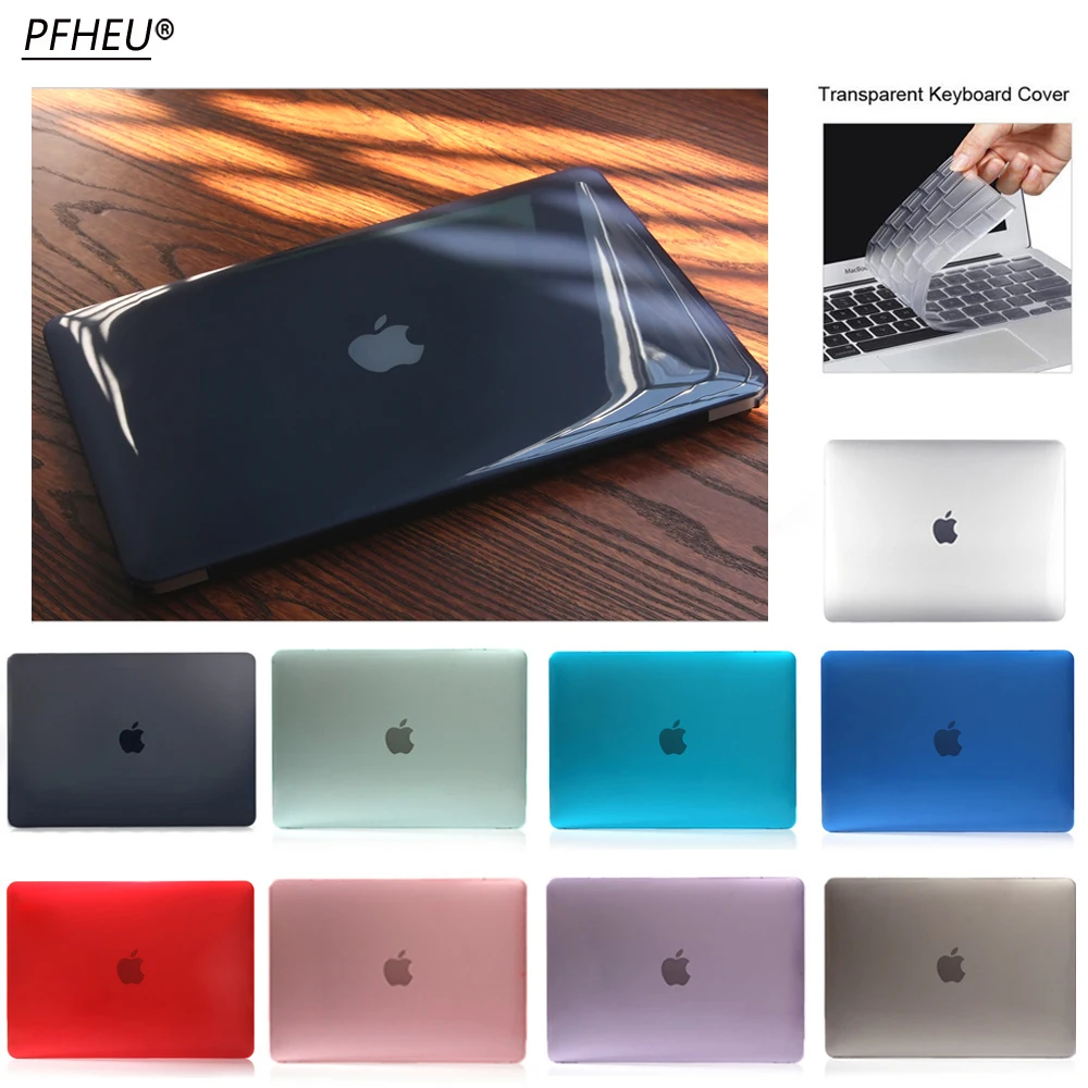 Новый прозрачный чехол для Apple Macbook Air Pro Retina 11 12 13 15 ноутбука с сенсорной панелью и