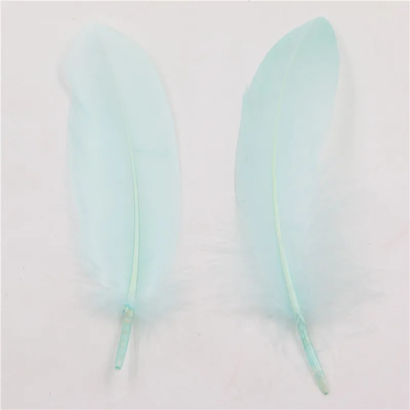 20 шт. качественные окрашенные Тиффани натуральные гусиные одиночные перья