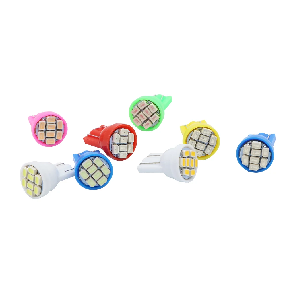 YSY 50 шт оптом белый T10 1206 3020 8 Smd 8smd 8led 194 168 192 W5W Клин Led лампа внутреннего освещения DC