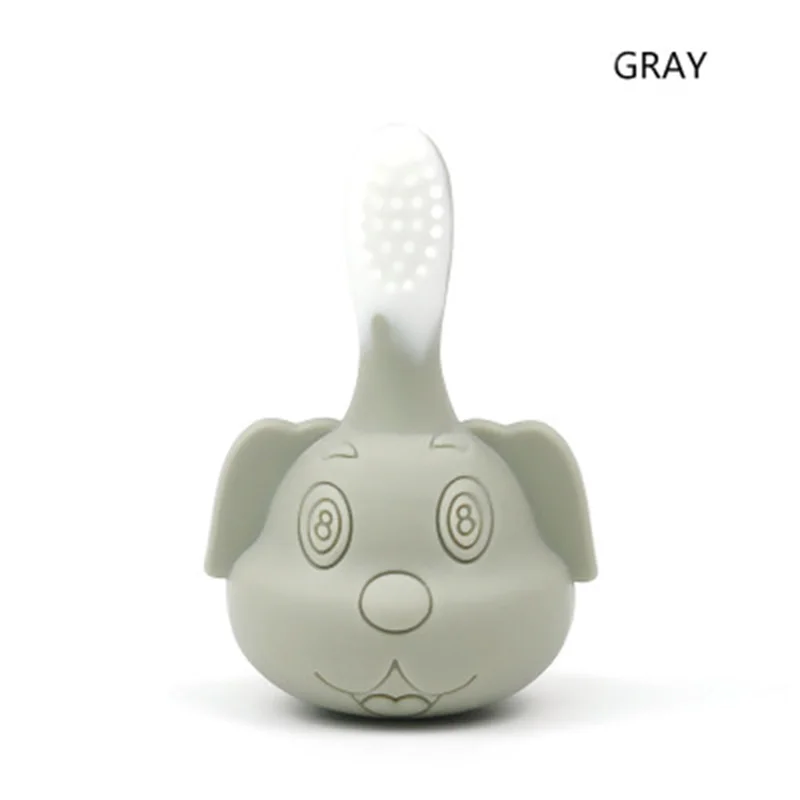 Силиконовые Зубная щётка для молярная стержень детские товары Baby dolls Животные