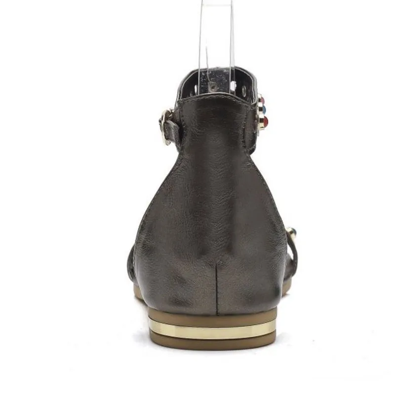 FITWEE/Лидер продаж летние женские босоножки из натуральной кожи обувь на плоской