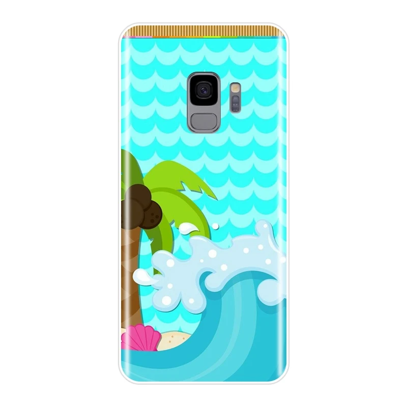 Задняя крышка из ТПУ для Samsung Galaxy S5 S6 S7 Edge S8 S9 Plus силиконовый мягкий дорожный