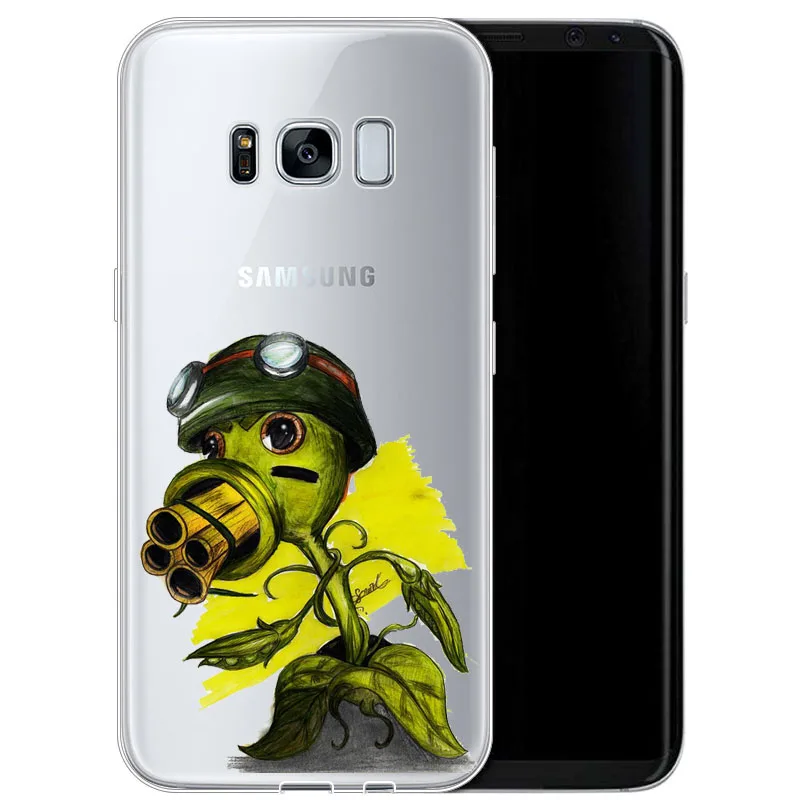 Мягкий Новый стиль Растения против Зомби для Samsung 2016 2017 A5 A7 J3 J5 J7 A6 A8 A6PIUS A8PIUS Core Prime
