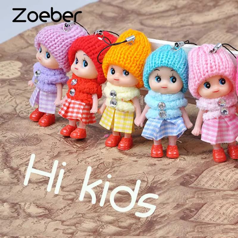 ZOEBER Забавные игрушки брелок для ключей мягкие интерактивные детские куклы