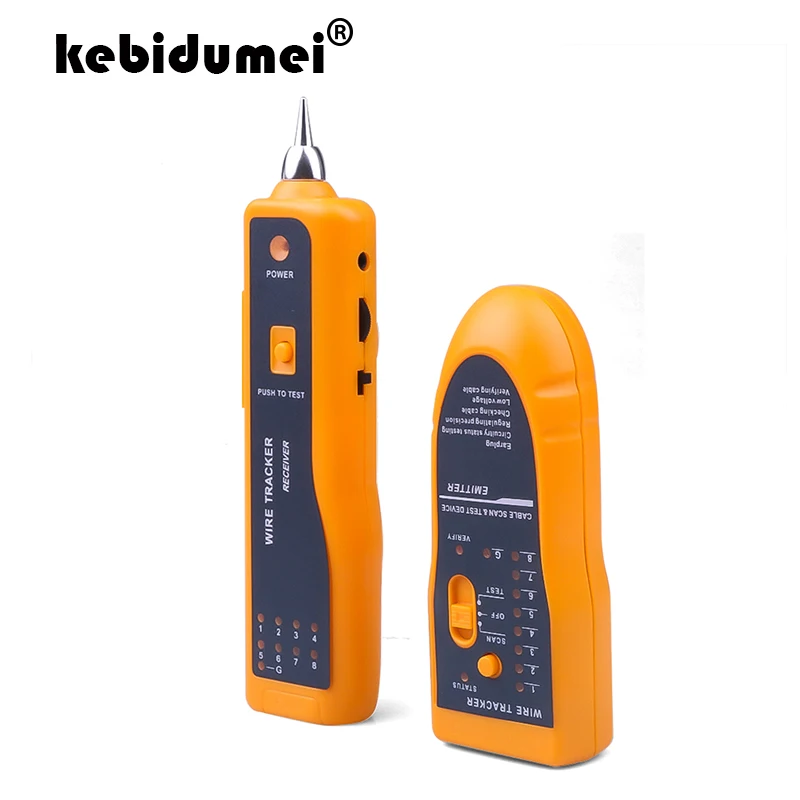 Кабельный тестер kebidumei для UTP STP Cat5 Cat6 RJ45|network cable tester|cable testerlan network tester |