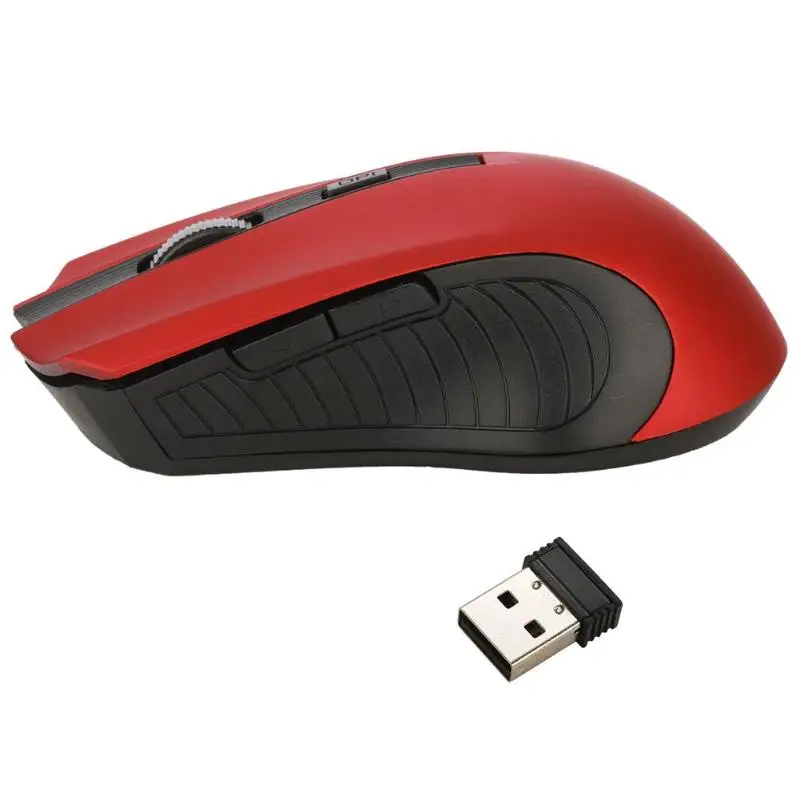 W7 6 клавиш 2 4G 10m беспроводная мышь 1600 DPI эргономичный офисный ПК/ноутбук/компьютер