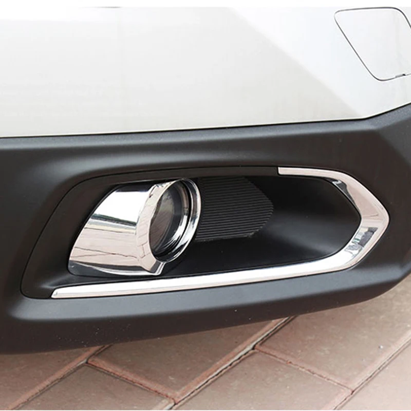 Бесплатная доставка Высокое качество ABS хромированные передние противотуманные