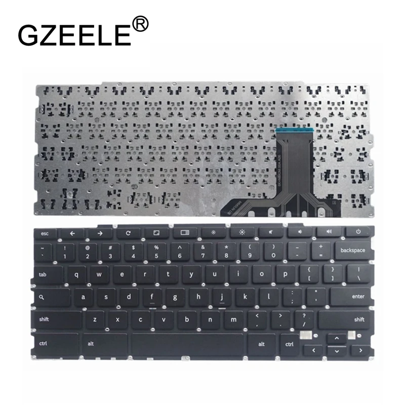 

GZEELE NEW US Laptop Keyboard For SAMSUNG XE303 XE550 XE500 XE505 XE303C12 XE550C21 500T1C English Replace without frame black