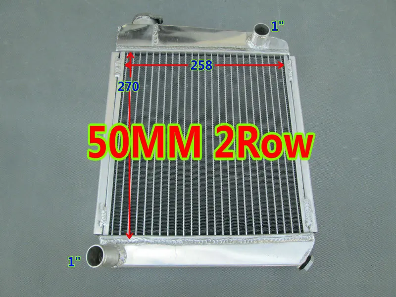 Алюминиевый радиатор 2 ряда 50 мм для AUSTIN ROVER MINI cooper 850/1000/1275 GT 1959 1997 MT 59 60 65 70 90 95 96
