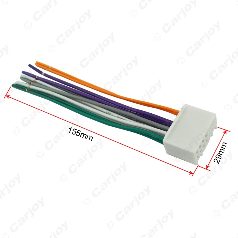 LEEWA 5 комплектов автомобильный аудио CD стерео проводка адаптер с USB/AUX (3 мм) разъем