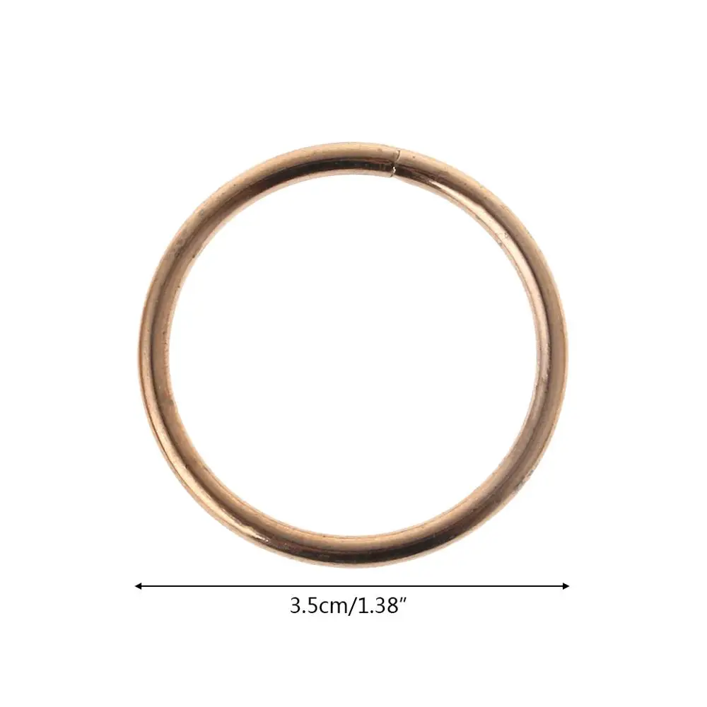 

Металлический обруч для макраме золото