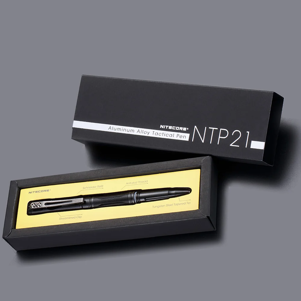 Многофункциональная тактическая ручка NITECORE NTP21 легкая стеклянная портативный