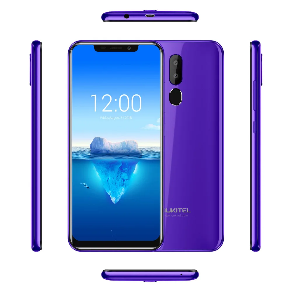 OUKITEL C12 Pro мобильный телефон с четырёхъядерным процессором ОЗУ 2 Гб ПЗУ 16 ГБ 3300 мАч 6