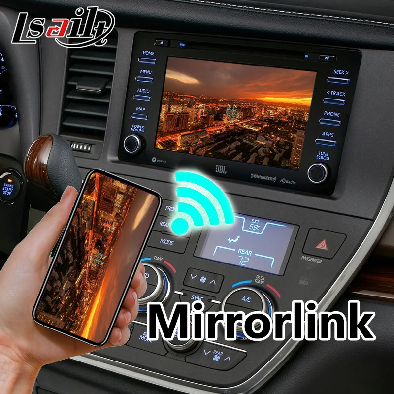 Android gps навигационный системный блок для Toyota Sienna Touch 3 Panasonic Модель видео бокс интерфейса carplay