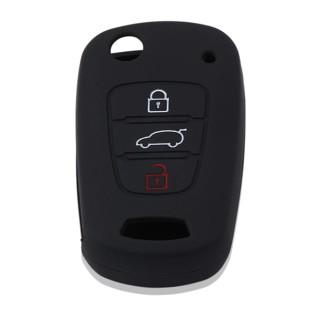 Силиконовый чехол для ключей RIMIDI Hyundai Solaris I30 I35 IX20 IX35 Kia Rio K2 K5 Sportage Ceed Sorento Picanto
