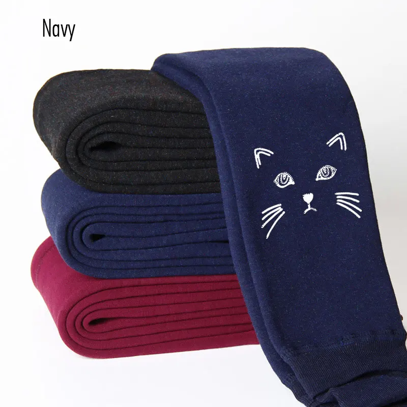 E Legging Kids Теплые зимние леггинсы для девочек; Детские хлопковые вельветовые штаны; осенняя одежда для маленьких девочек с рисунком; брюки - Цвет: E Legging Kids