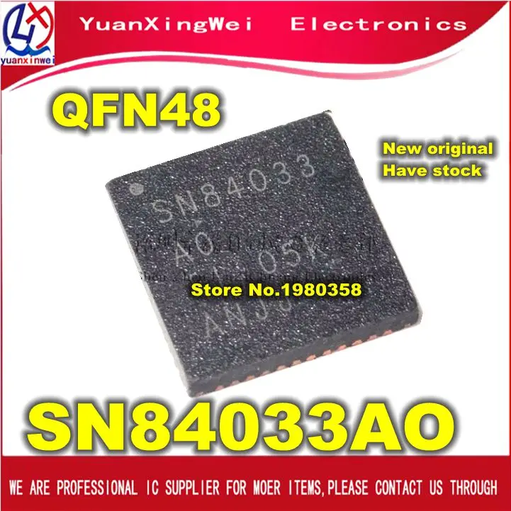 Бесплатная доставка 10 шт./лот 100 SN84033AO SN84033 QFN48 | Электроника