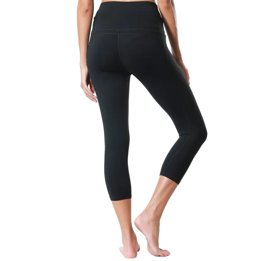 Брюки-Капри Dragon Fit для йоги спортивные облегающие брюки с высокой талией леггинсы