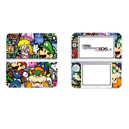 DSLL0224 Супер Марио виниловая наклейка на кожу Наклейка для нового 3DS XL Скины Наклейка s для нового 3DS LL виниловая Защитная Наклейка - Цвет: DSLL0224