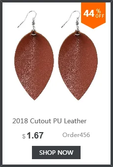 Горячая Мода блестящая кожаная капля серьги для женщин дизайнерские ювелирные изделия большие массивные серьги