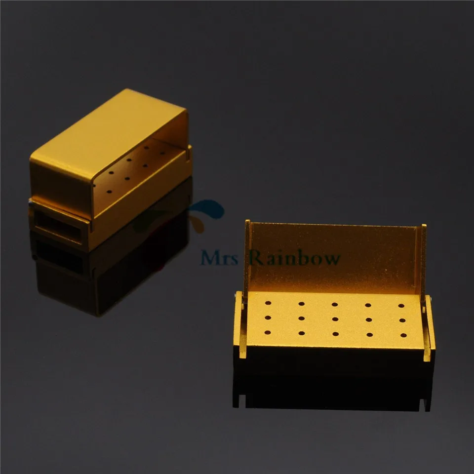 

Dental Lab FG High Speed Burs Holder Blocks ALUMINIUM Autoclavable 2Pcs
