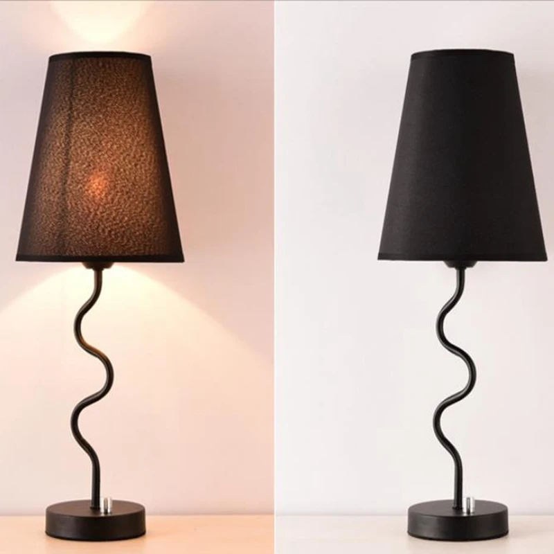 LukLoy New Style LED Desk Lamp Modern Simple Bed Table Bedroom Weeding Home Light Study Foyer Eye Lighting Office | Лампы и освещение