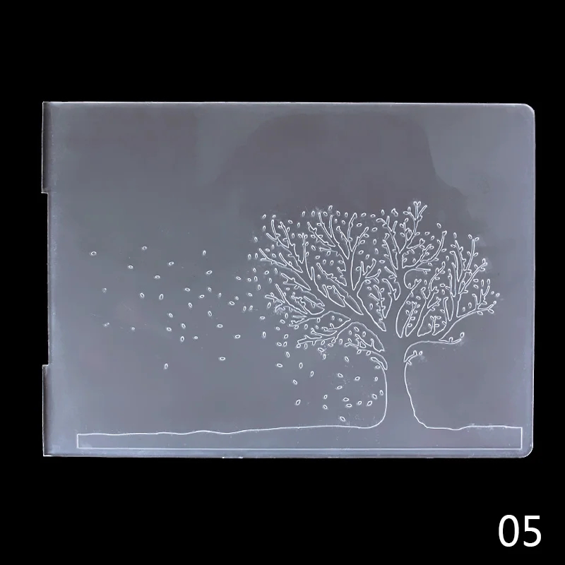 Новая пластиковая папка с тиснением для скрапбукинга DIY фотоальбом открытка