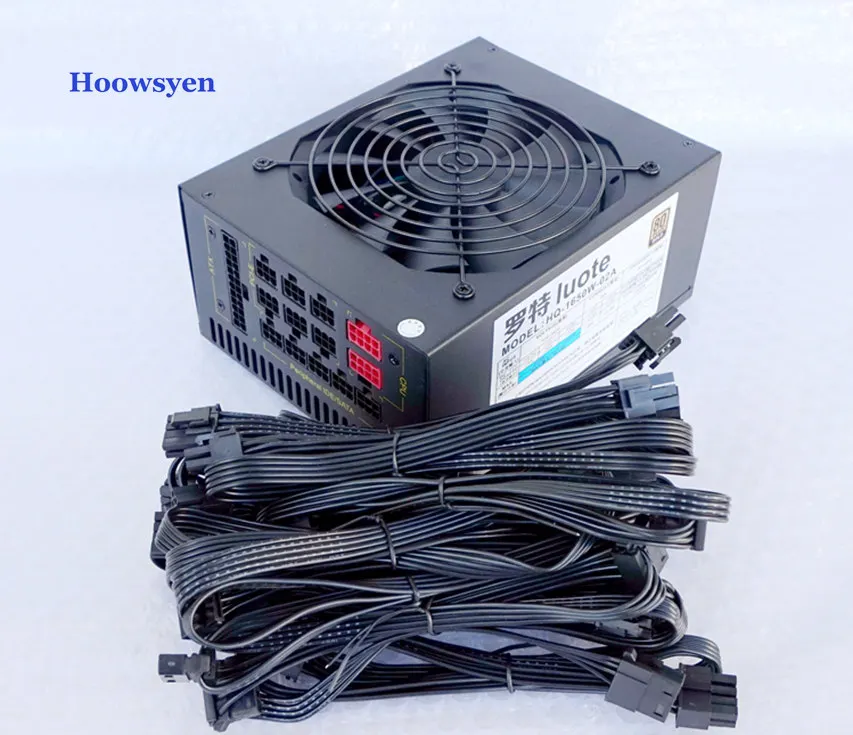 Добыча случае Eth тире шахтеров zcash золото power1650W полный модуль Power support 6 видео