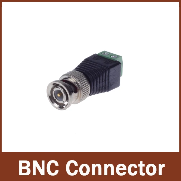 10 шт./лот CCTV аксессуары Коаксиальный CAT5 к камера BNC Видео балун разъем|connector