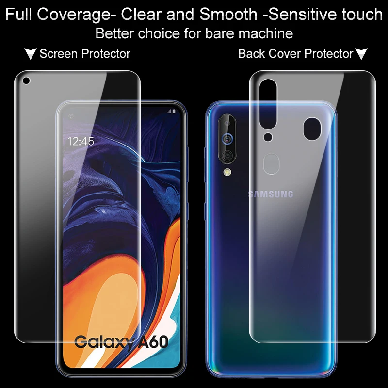 Гидрогелевая пленка imak Для Samsung Galaxy A60 A50 A70 A80 A90 прозрачная защитная для переднего