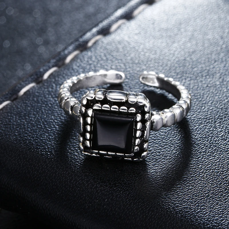 Женское кольцо стразы из тайского серебра 925 пробы в стиле ретро|jewelry gift|ring