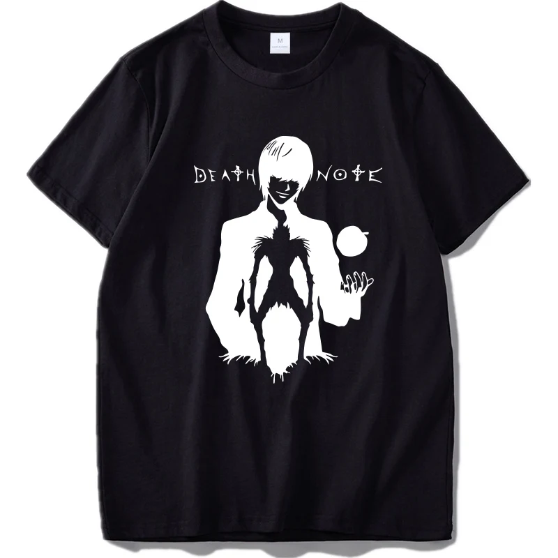 Black5 Футболка с надписью «Death Note» футболка с надписью «I Just Need Your Name» дышащая футболка в стиле аниме из хлопка футболка в стиле хип-хоп - Цвет: Black5