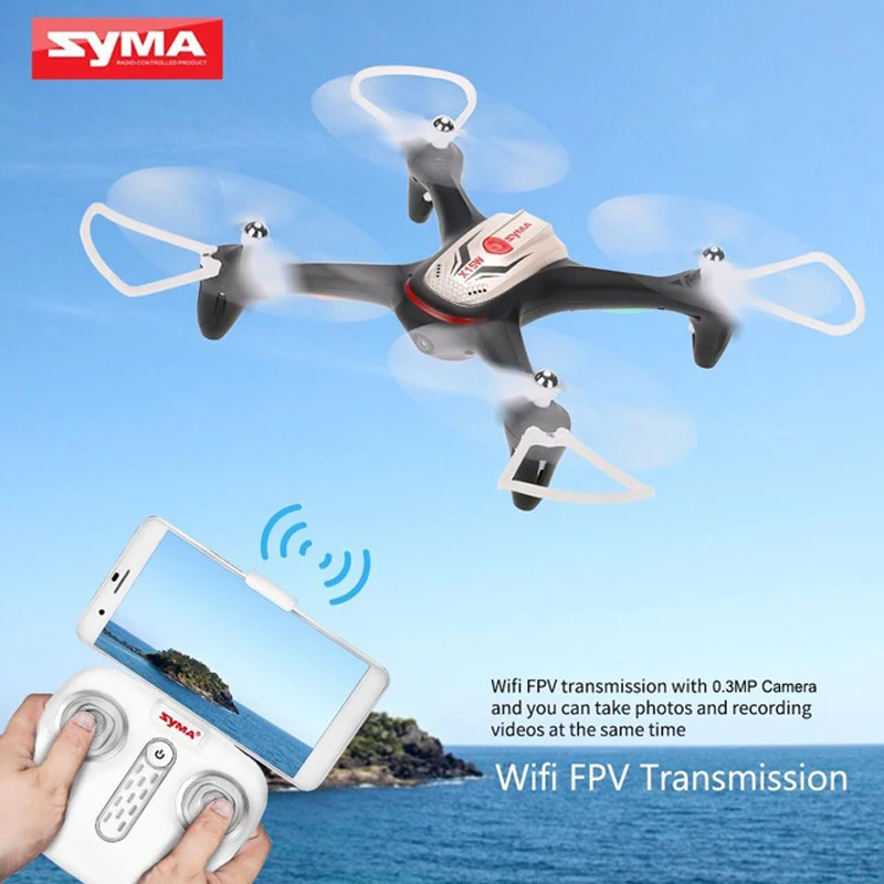 SYMA X15 RC беспилотный вертолет Rc мини-Дрон RTF 2 4 ГГц 4CH 6-осевой гироскоп/удержание