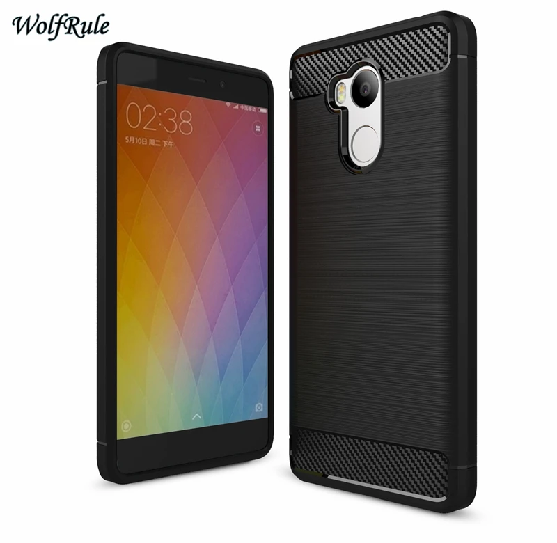 WolfRule Case For Xiaomi Redmi 4 Pro Cover Shockproof Silicone Brushed Style ForXiaomi Prime Bag &lt |