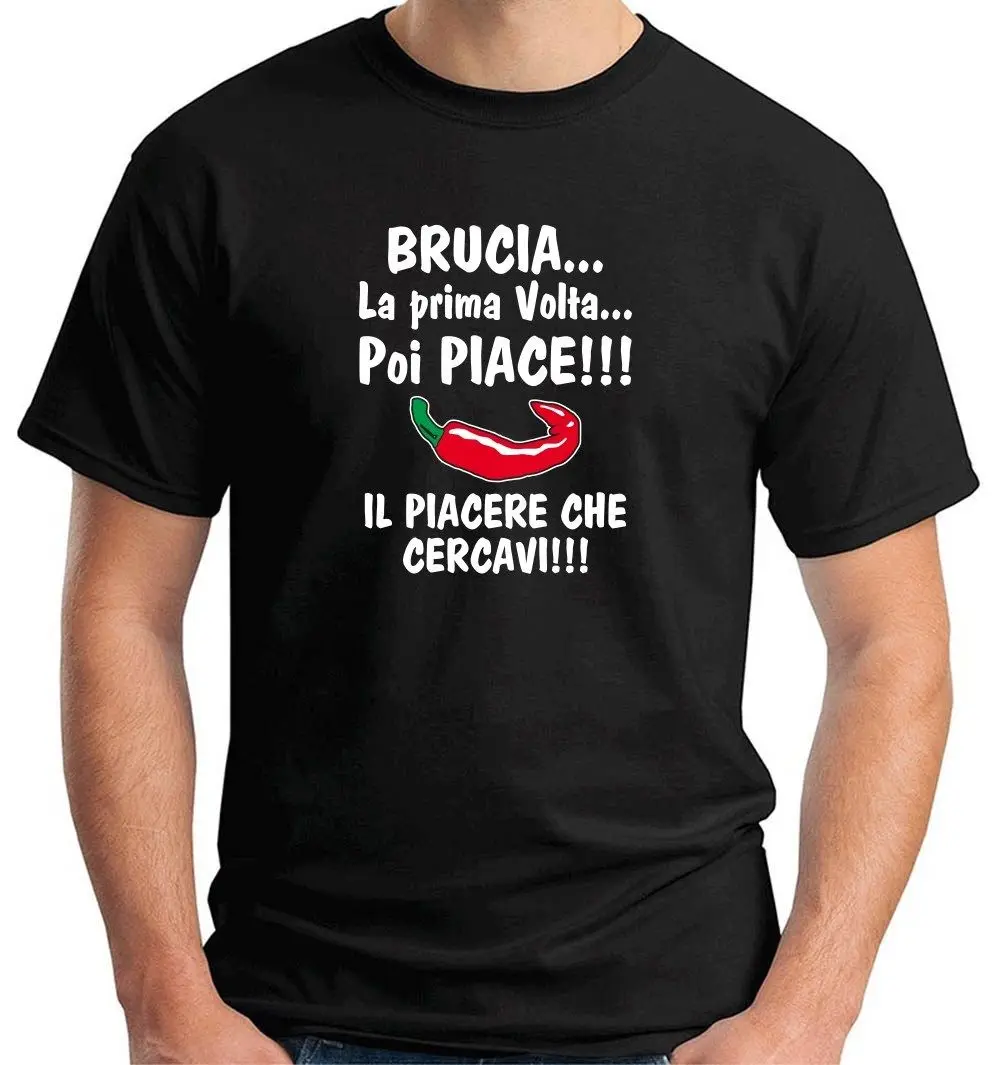 MAGLIA футболка MAGLIETTA UOMO принтом тематики &quotсекс пикантные BRUCIA Футболка с мужские
