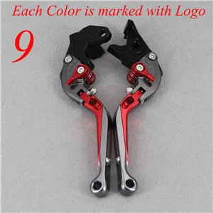 Color 9 CNC раздвижной, складной мотоцикл сцепные рычаги для Aprilia RS125 RS 125 2006-2010 2007 2008 2009 - Цвет: Color 9