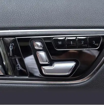 Аксессуары хромированный чехол для кнопки регулировки сиденья Mercedes Benz W204 W205 W212