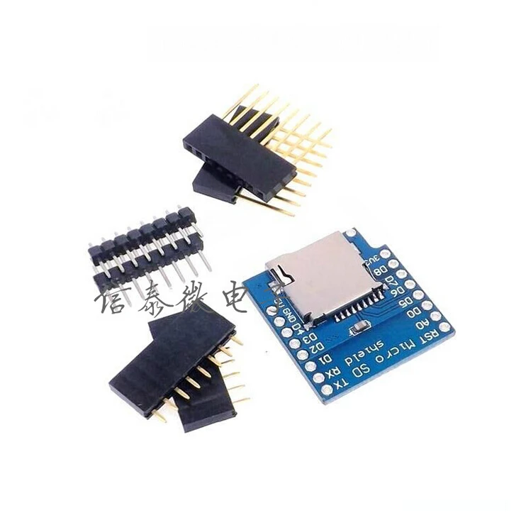Щит Micro SD для WeMos D1 mini TF модуль | Электронные компоненты и принадлежности