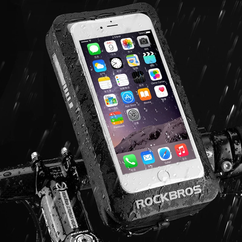 Rockbros велосипедный держатель для телефона водонепроницаемый на мотоцикле