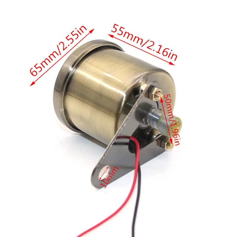 CARCHET мотоцикл 12V светодиодная цифровая подсветка 12K RPM датчики кластера Спидометр